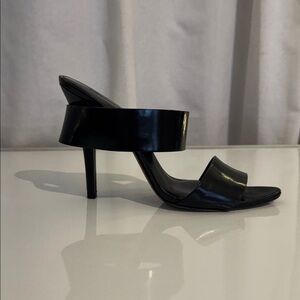 Alexander Wang Black Patent Leather Strappy Heels - 39.5